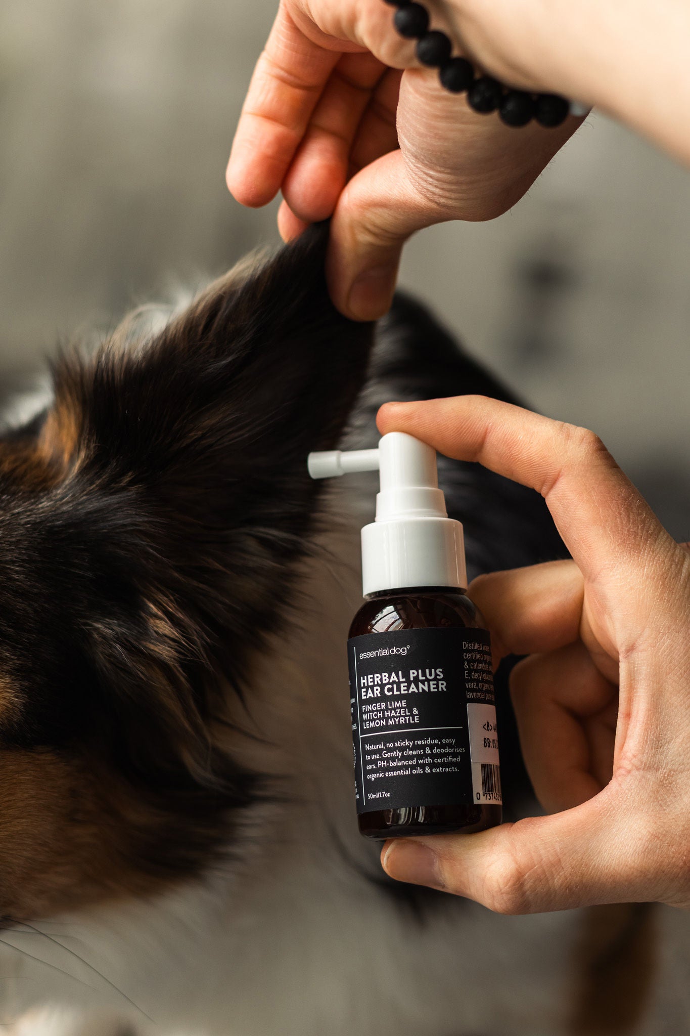 essential dog herbal ear cleaner