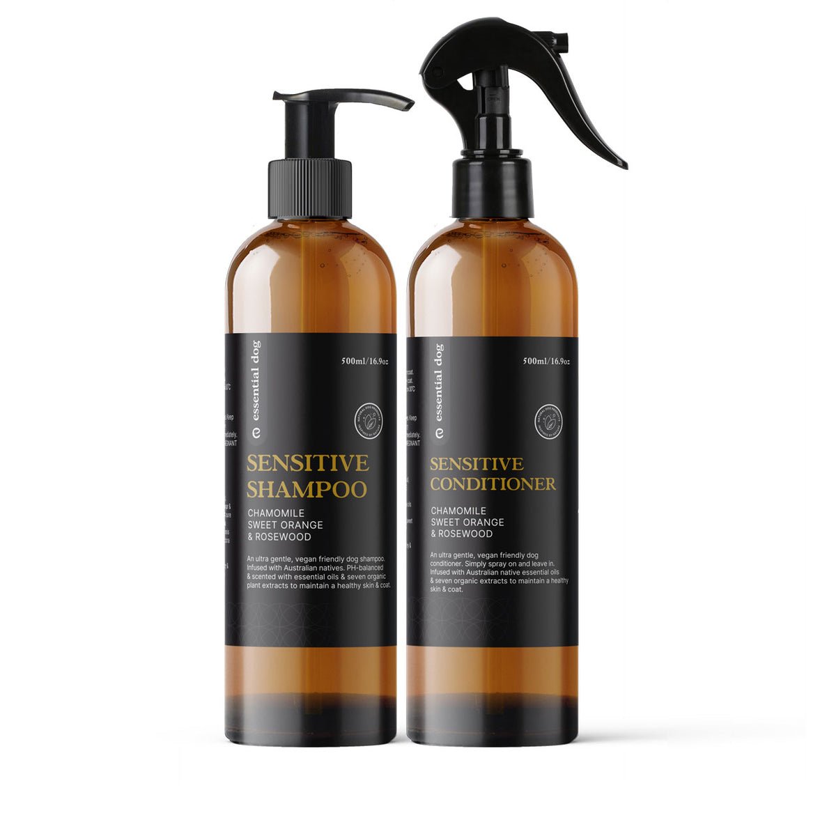Essential dog sensitive shampoo and conditioner value pack
