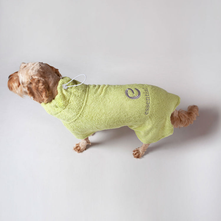 organic bamboo dog bathrobe