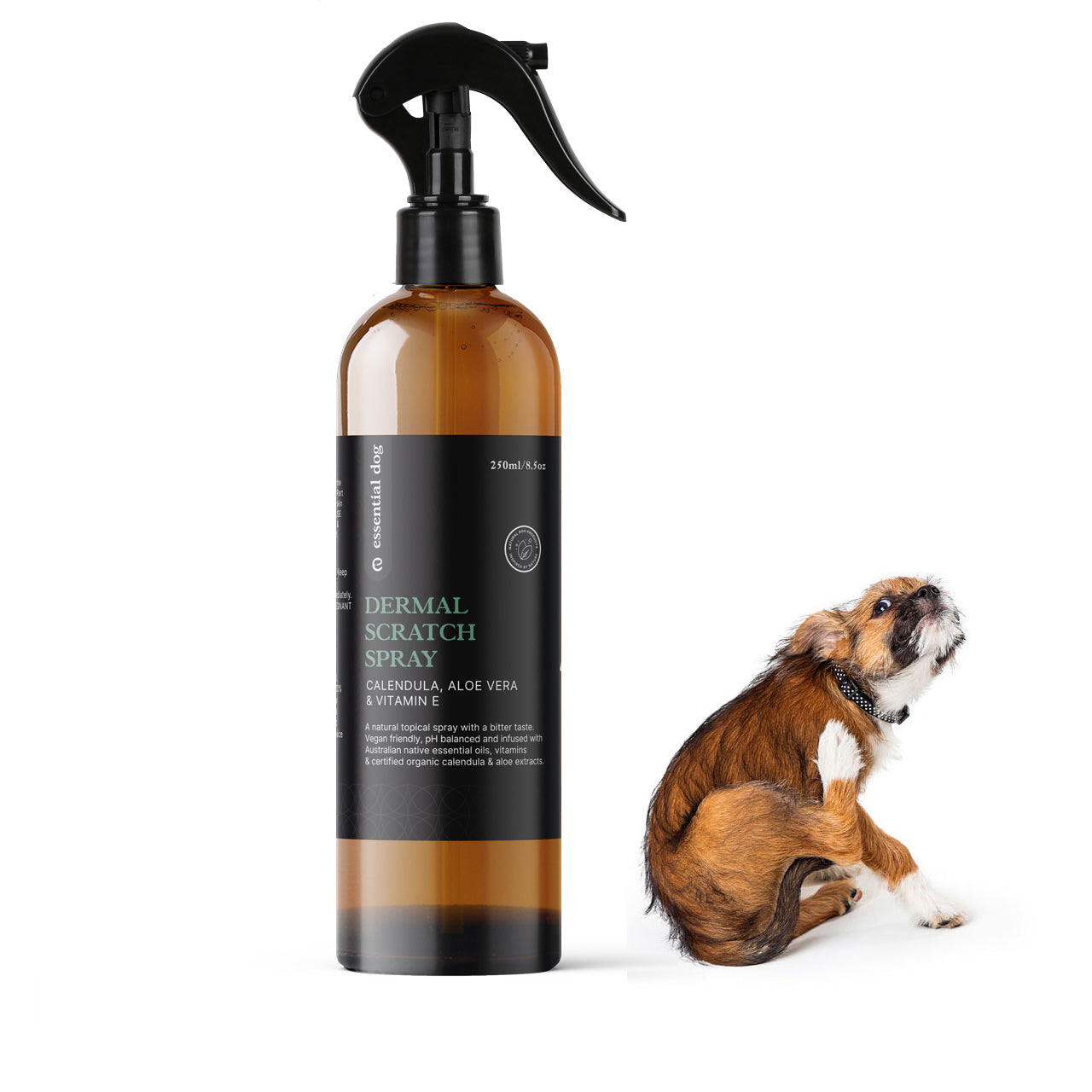 Dermal Scratch Spray für Hunde: Aloe Vera, Calendula und Vitamin E