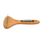 essential dog natural bamboo de-shedding tool for dogs and cats