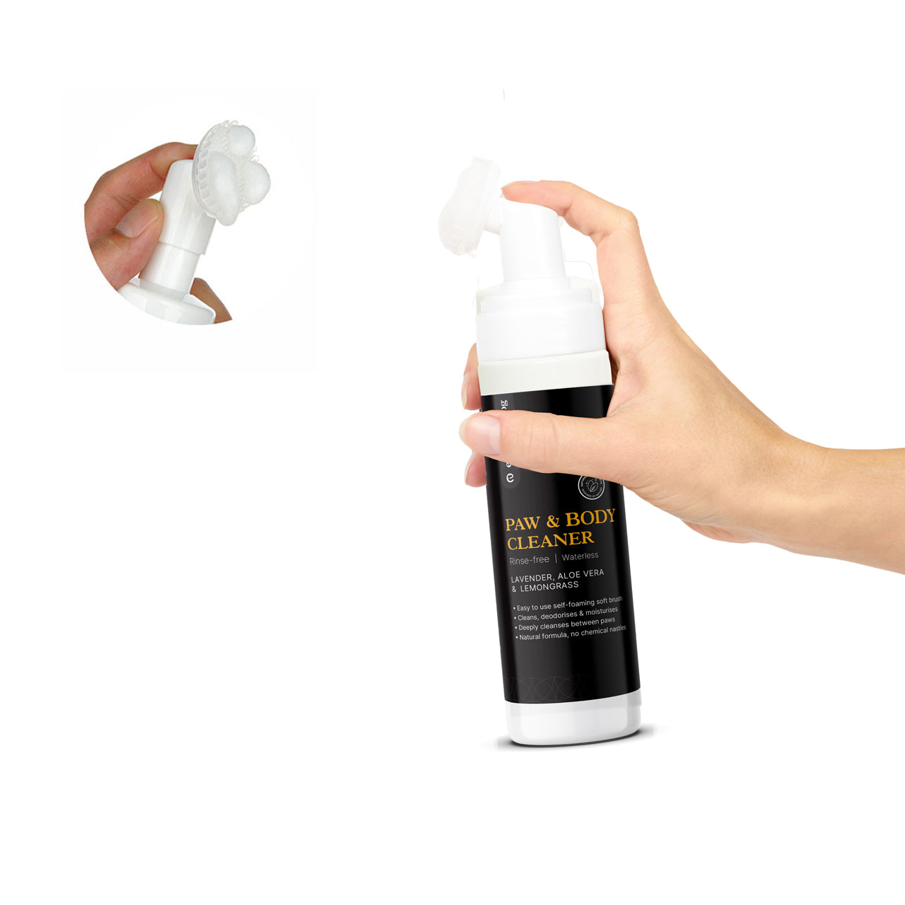 rinse free paw and body cleaner