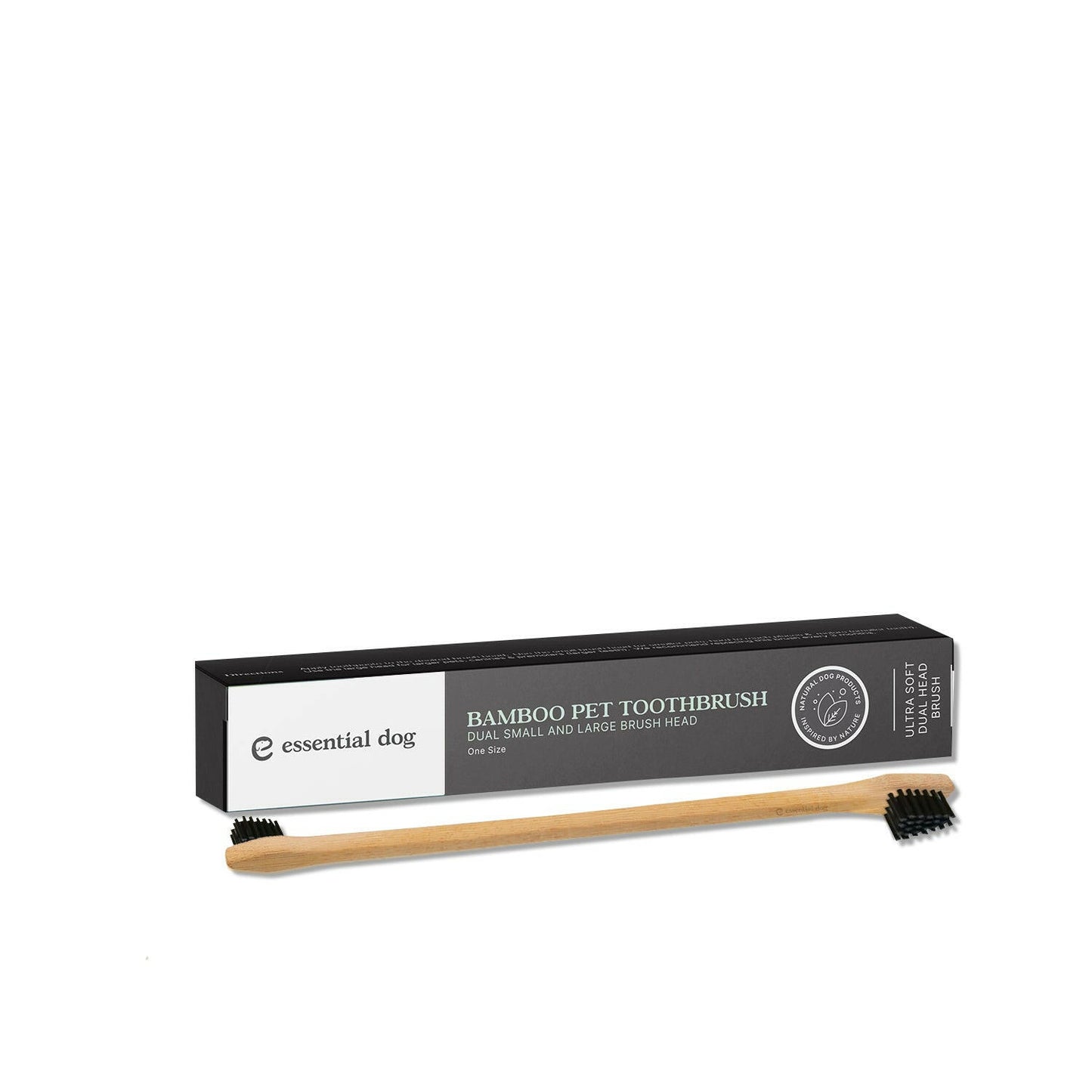 Double Sided Bamboo pet toothbrush