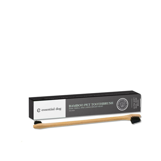 Double Sided Bamboo pet toothbrush
