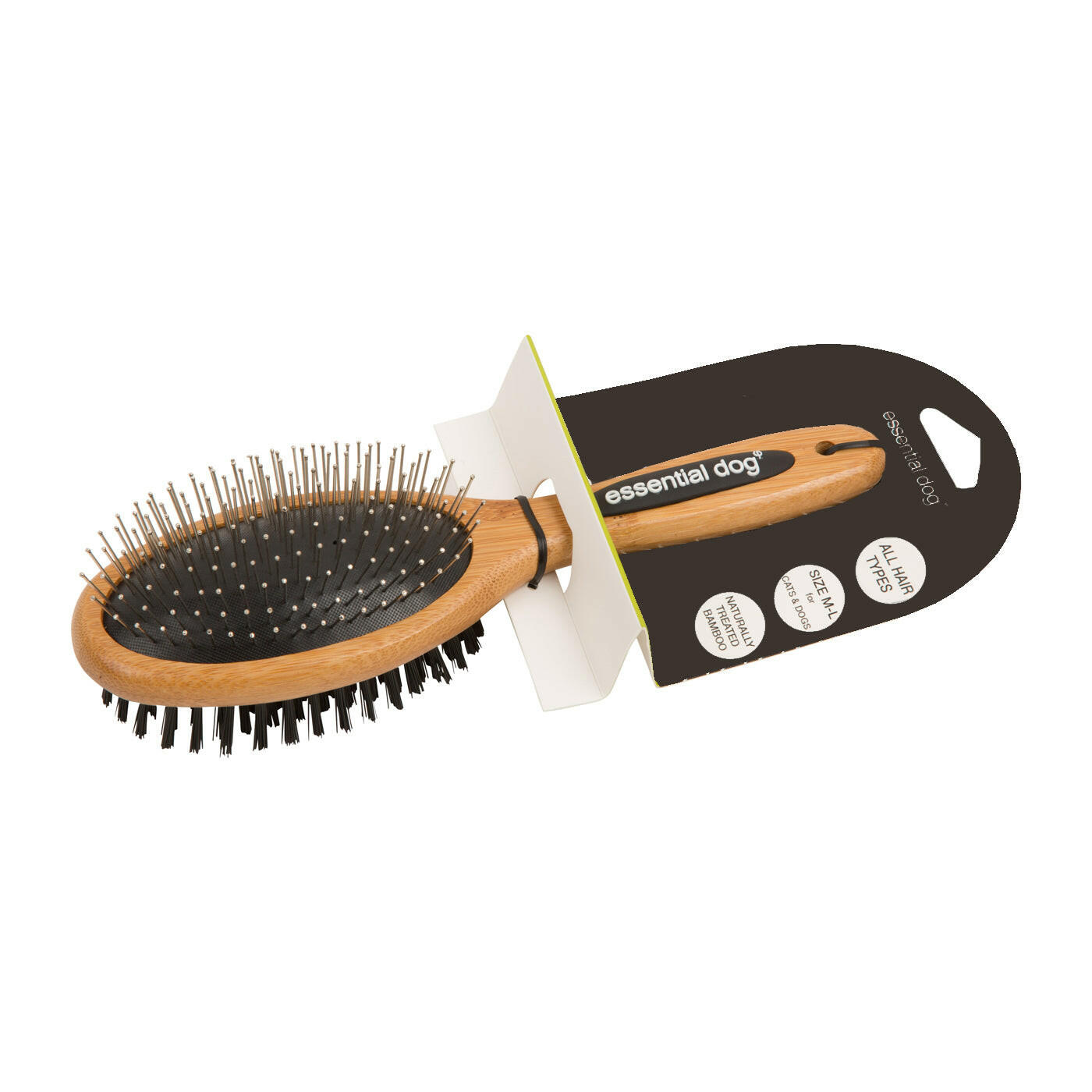 natural bamboo pet brush